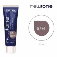 Тонирующая маска для волос NEWTONE 8/76 Светло-русый коричнево-фиолетовый 60 мл